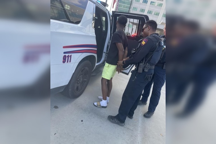 Deputy Hopkins of Precinct 4 Arrests Man with Open Warrants During Disturbance Call on Northwest Freeway