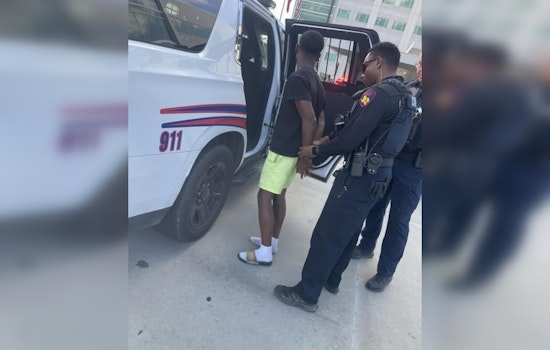 Deputy Hopkins of Precinct 4 Arrests Man with Open Warrants During Disturbance Call on Northwest Freeway