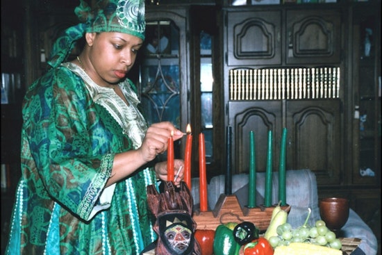 Detroit Celebrates Kwanzaa with Lighting of the World's Largest Kinara Display Downtown