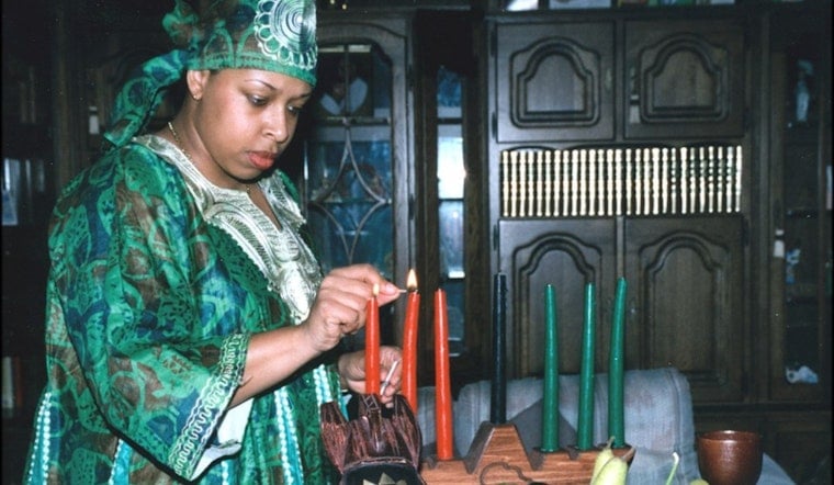 Detroit Celebrates Kwanzaa with Lighting of the World's Largest Kinara Display Downtown