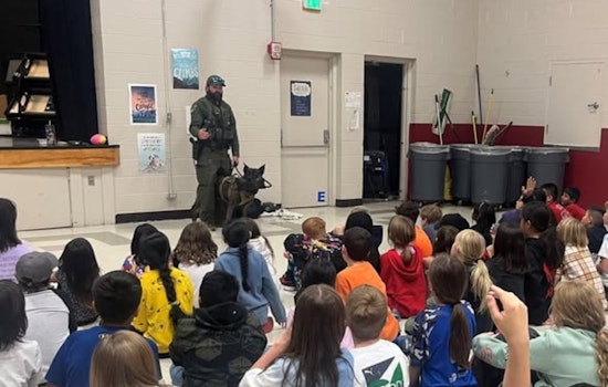 Douglas County Sheriff's K9 Unit Wows Acres Green Elementary with Interactive Demo