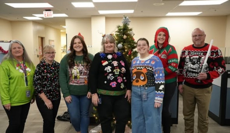Douglas County Sheriff's Office Records Department Celebrates Festive Camaraderie with Ugly Christmas Sweater Contest