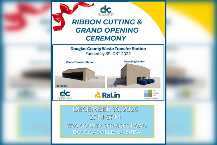 Douglas County to Celebrate Grand Opening of New Waste Transfer Station on December 16