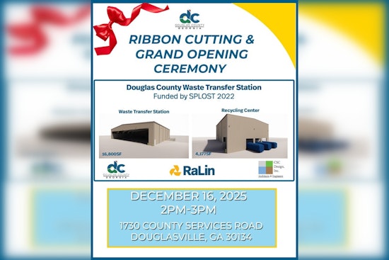 Douglas County to Celebrate Grand Opening of New Waste Transfer Station on December 16