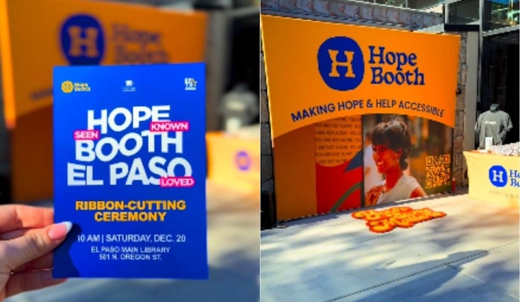 Downtown El Paso Library Lands Texas’ First ‘Hope Booth’ For Mental Health