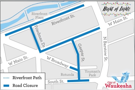 Downtown Waukesha Lights Up the Holiday Season with Night of Lights Festivities