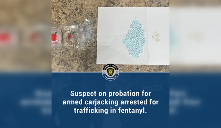 Driver Arrested for Trafficking Fentanyl and Cocaine During Traffic Stop in Plantation, Florida
