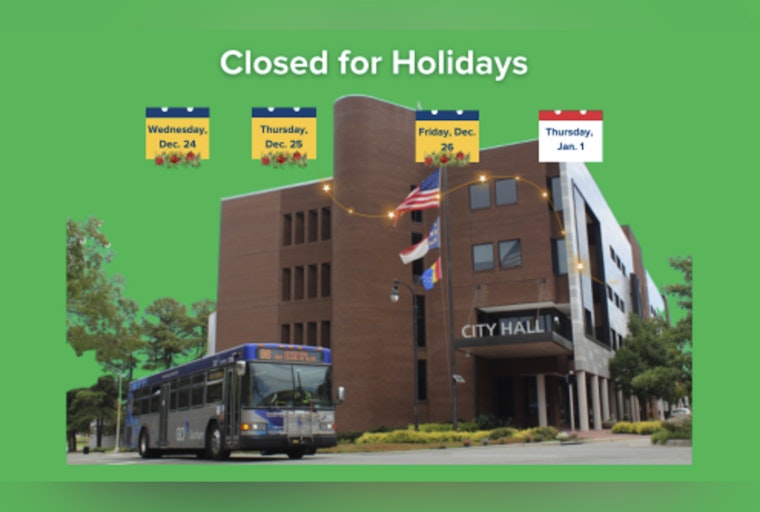 Durham Announces Holiday Service Schedules Including City Closures, Waste Collection Delays, and Free Parking