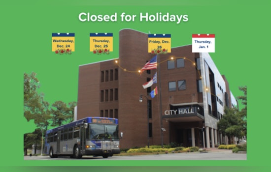 Durham Announces Holiday Service Schedules Including City Closures, Waste Collection Delays, and Free Parking