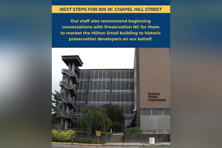Durham City Council Ponders Future of Former Police HQ, Eyeing Historic Preservation Amid Unfavorable Market Conditions