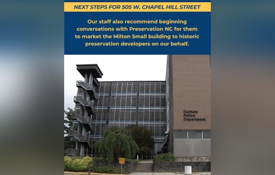 Durham City Council Ponders Future of Former Police HQ, Eyeing Historic Preservation Amid Unfavorable Market Conditions