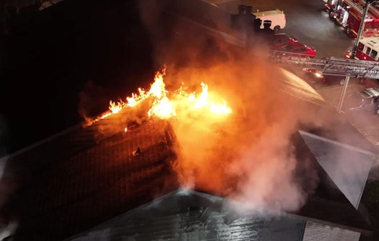 Early Morning Blaze Engulfs Charlotte Apartment Building, No Injuries Reported