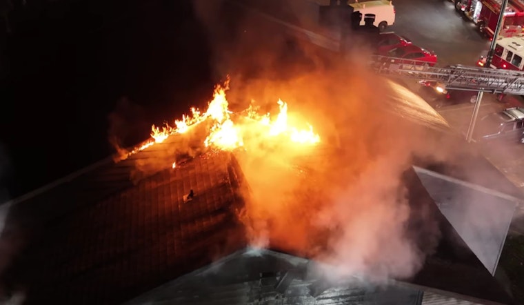 Early Morning Blaze Engulfs Charlotte Apartment Building, No Injuries Reported
