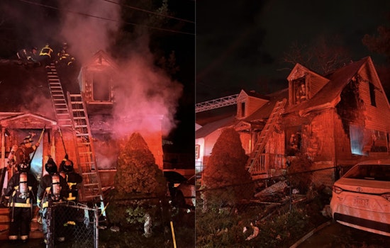 Eary Morning Blaze Injures One, Engulfs Boston Residence on Birchcroft Rd