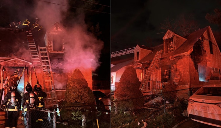 Eary Morning Blaze Injures One, Engulfs Boston Residence on Birchcroft Rd