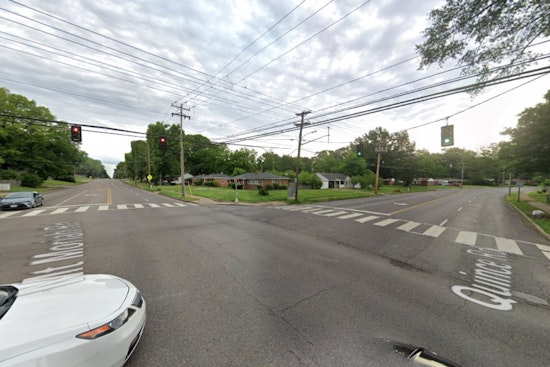 East Memphis Intersection Scene of MPD Squad Car Crash; Female Motorist Injured, Officer Unharmed