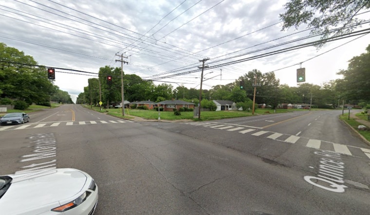 East Memphis Intersection Scene of MPD Squad Car Crash; Female Motorist Injured, Officer Unharmed
