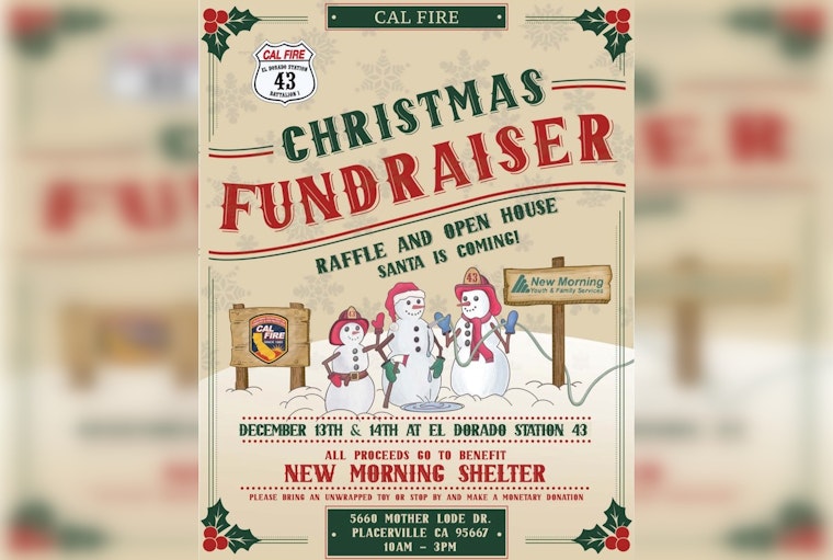 El Dorado County's CAL FIRE Station 43 Hosts Festive Fundraiser for New Morning Youth & Family Services