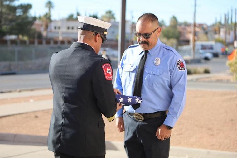 El Paso Celebrates Firefighter Michael Garcia's 22 Years of Dedicated Service Upon His Retirement