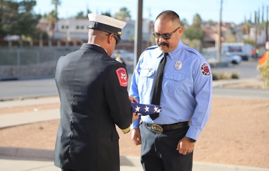 El Paso Celebrates Firefighter Michael Garcia's 22 Years of Dedicated Service Upon His Retirement