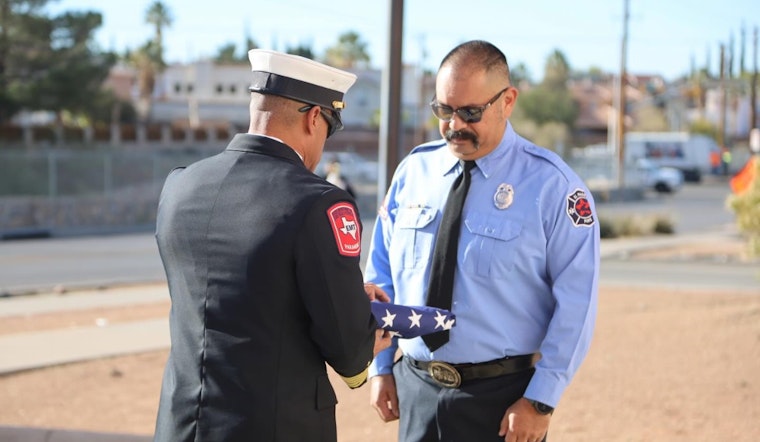 El Paso Celebrates Firefighter Michael Garcia's 22 Years of Dedicated Service Upon His Retirement