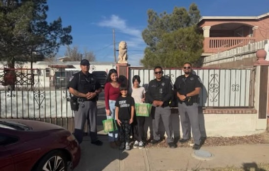 El Paso County Sheriff's Deputies Warm Hearts with Holiday Gift Delivery in Canutillo