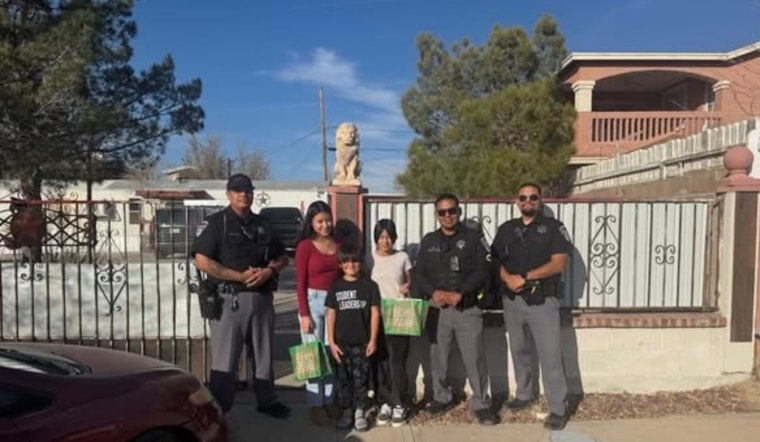 El Paso County Sheriff's Deputies Warm Hearts with Holiday Gift Delivery in Canutillo