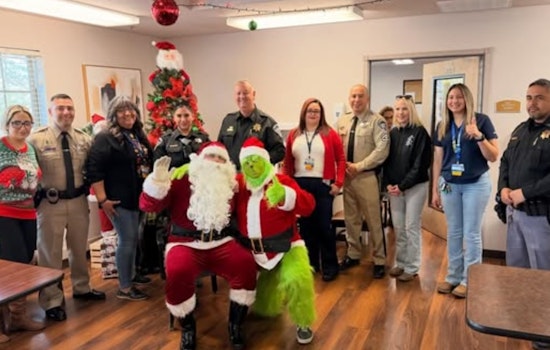 El Paso County Sheriff's Office Delivers Holiday Joy to Seniors with Santa and the Grinch at St. Teresa Center