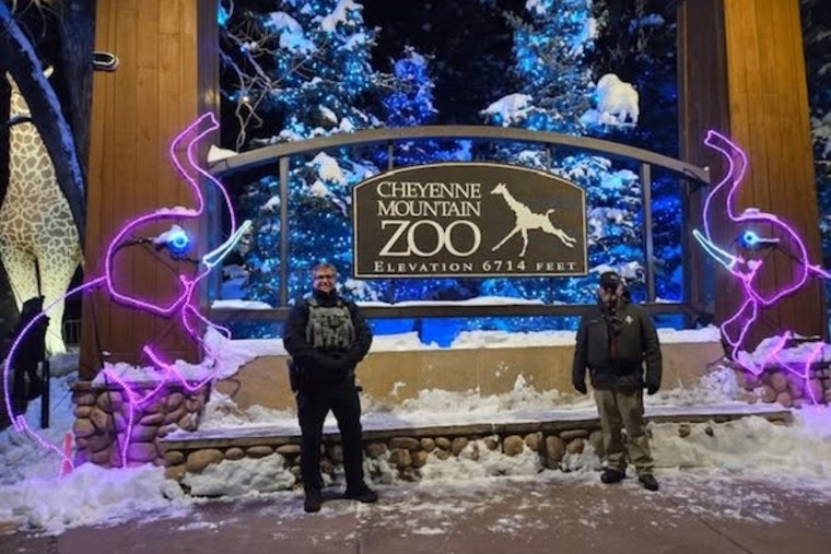 El Paso County Sheriff's Office Revels in Holiday Cheer at Cheyenne Mountain Zoo's Electric Safari