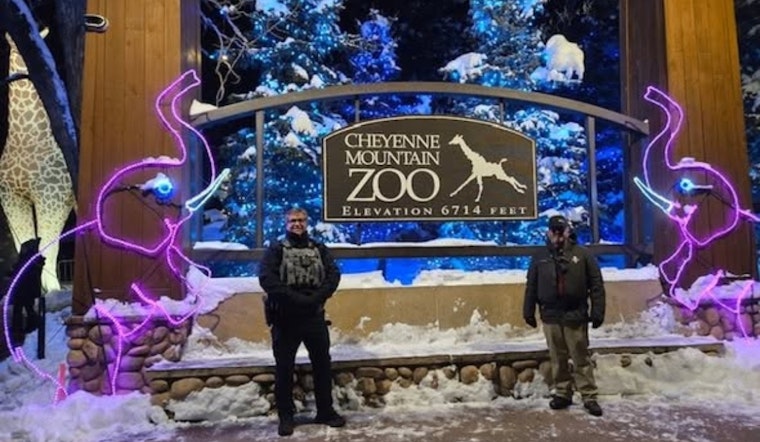 El Paso County Sheriff's Office Revels in Holiday Cheer at Cheyenne Mountain Zoo's Electric Safari