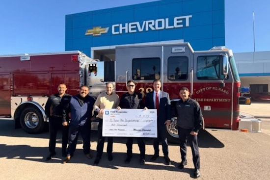 El Paso Fire Department Grateful for Mission Chevrolet's First Responder Appreciation Donation