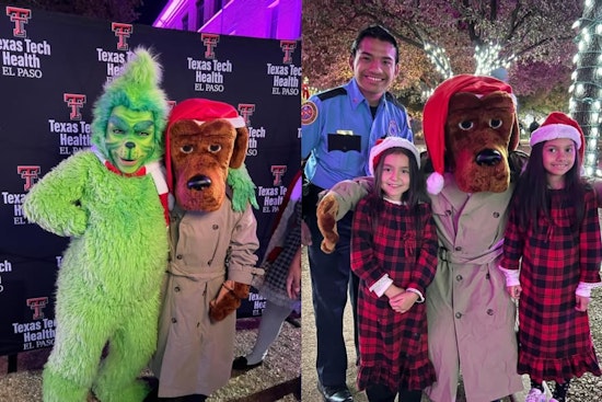 El Paso Police Department and McGruff the Crime Dog Spread Festive Cheer at Lighting Campus for Hope Event