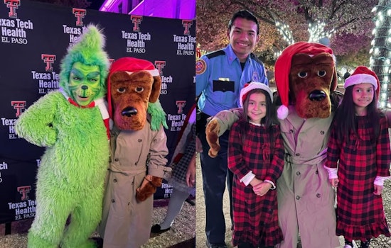 El Paso Police Department and McGruff the Crime Dog Spread Festive Cheer at Lighting Campus for Hope Event