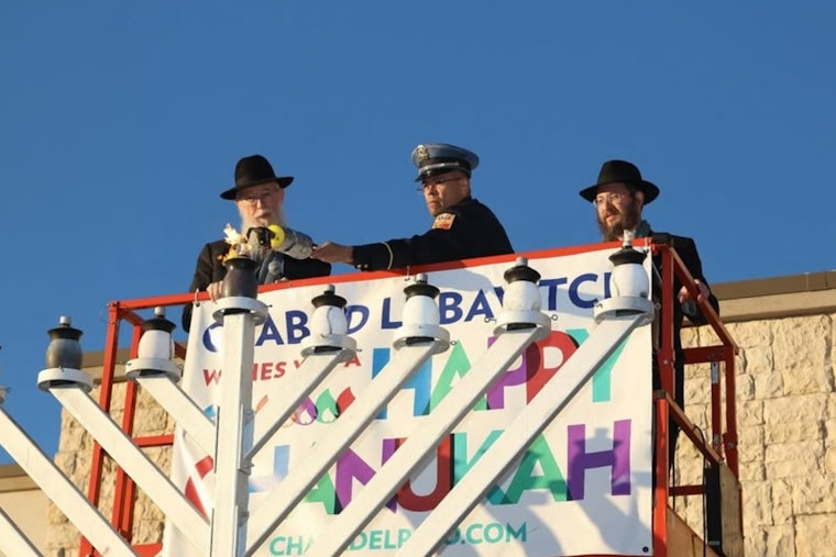 El Paso Police Illuminate Community Bonds at Local Hanukkah Celebration