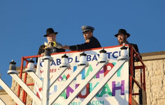 El Paso Police Illuminate Community Bonds at Local Hanukkah Celebration