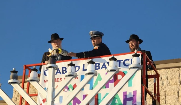 El Paso Police Illuminate Community Bonds at Local Hanukkah Celebration