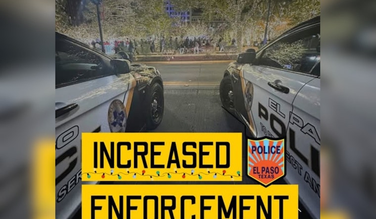 El Paso Police Step Up Traffic Enforcement to Ensure Safe Holiday Season Travel