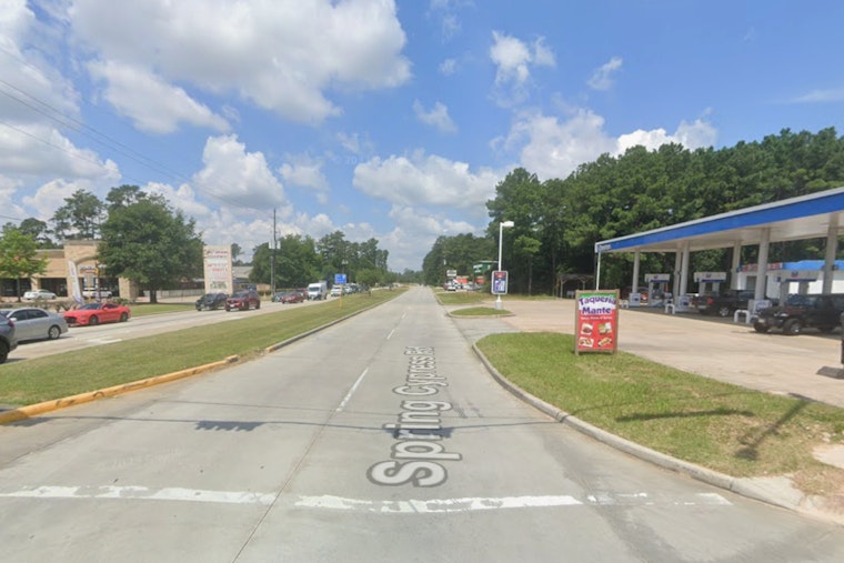 Elderly Motorist Slams Into Spring Cypress Storefront As Deputies Rush In