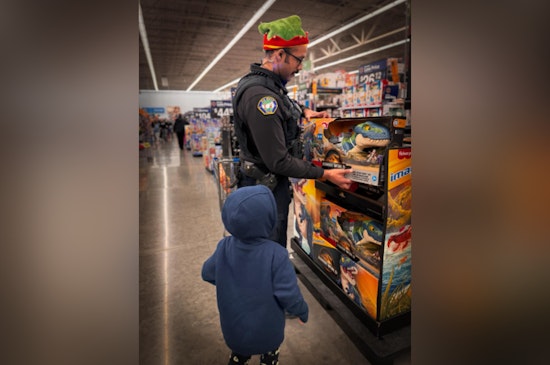 Elk Grove Police Engage in Festive Cheer with Foster Youth at Annual Shop with a Cop Event