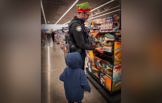 Elk Grove Police Engage in Festive Cheer with Foster Youth at Annual Shop with a Cop Event