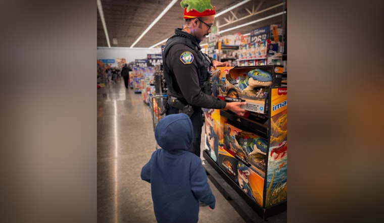 Elk Grove Police Engage in Festive Cheer with Foster Youth at Annual Shop with a Cop Event