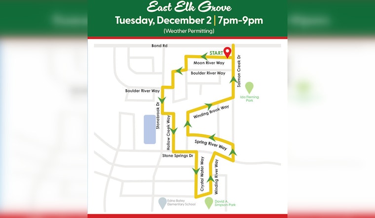 Elk Grove's Santa and Sirens Parade to Spread Cheer and Charity this Holiday Season