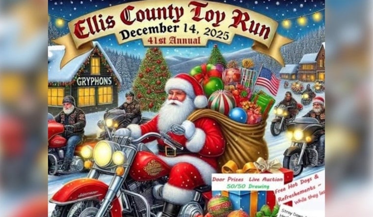 Ellis County Gears Up for 41st Annual Toy Run; Sheriff's Office Issues Traffic Alert for Midlothian, Waxahachie, and Ennis Areas