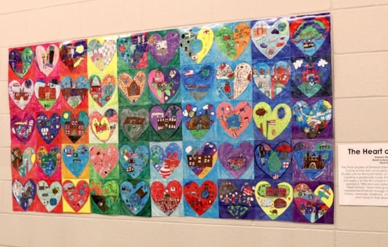 Emerson Elementary Third Graders Unveil Mural Celebrating Westerville's Heritage at Community Center
