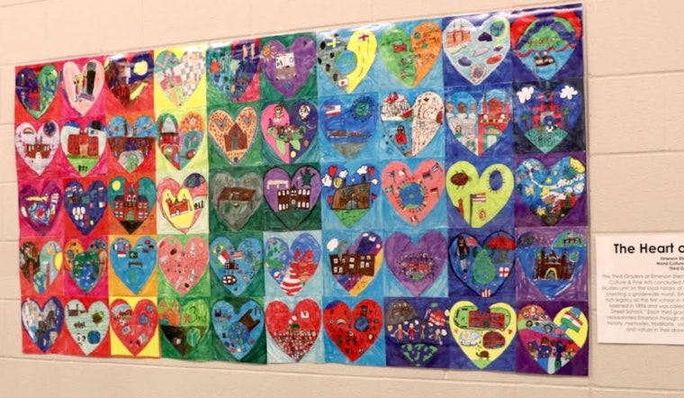 Emerson Elementary Third Graders Unveil Mural Celebrating Westerville's Heritage at Community Center