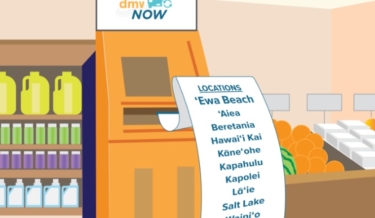 Ewa Beach Shoppers Can Now Renew Vehicle Registrations at Safeway's New DMV Kiosk