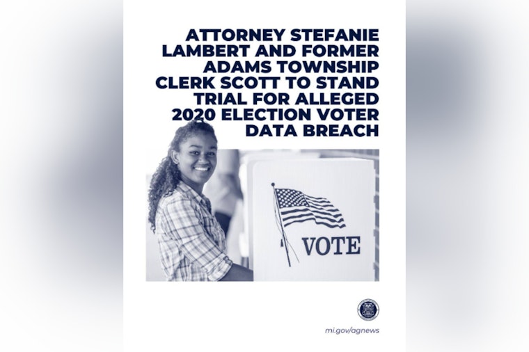 Ex-Adams Township Clerk and Attorney Face Trial for Alleged Election Data Breach in Michigan
