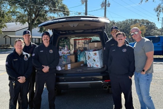 Fernandina Beach Fire Department Celebrates Community Generosity for Nassau Angel Tree Success