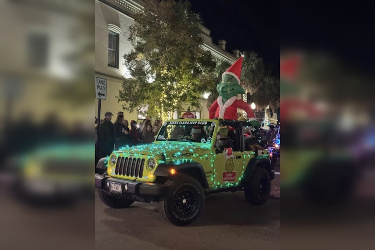 Fernandina Beach Lights Up the Night with Annual Christmas Parade and Santa's Event