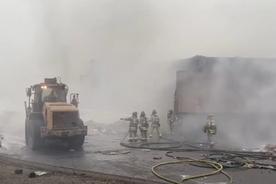 Firefighters Battle Blaze at San Martin Recycling Center, Prompting Shelter in Place Warning in Santa Clara County